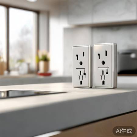 五孔插座，地线安全，满足集成灶