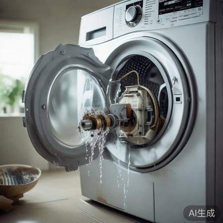 洗衣机进水阀故障报警，易修。