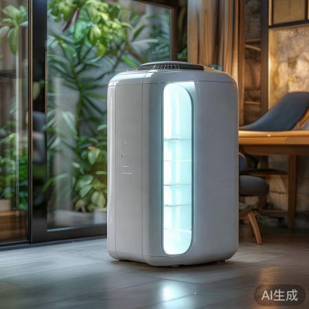 节能环保，荣事达空气能空调引绿