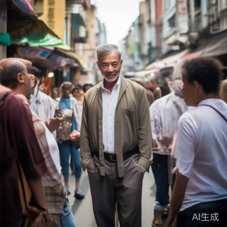 防长穿亲民衣，显心意