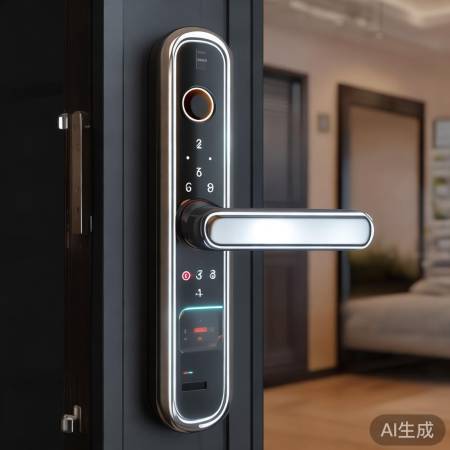 牛头指纹锁多解锁方式，方便亲友