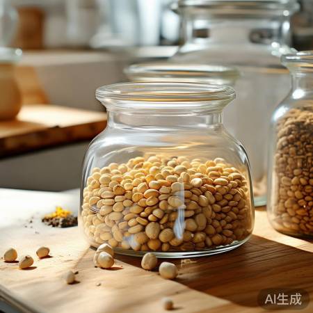 干莲子存冰箱，密封袋罐防潮佳。