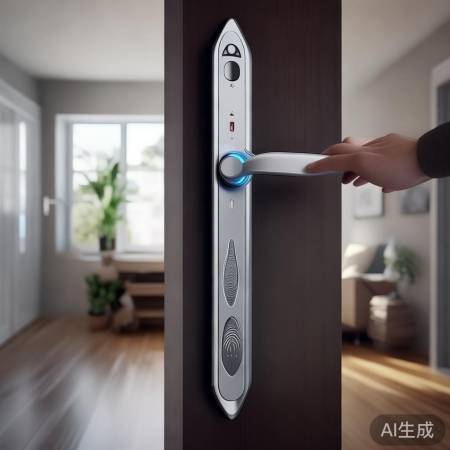 汕头智能锁：安全加密，指纹一锁