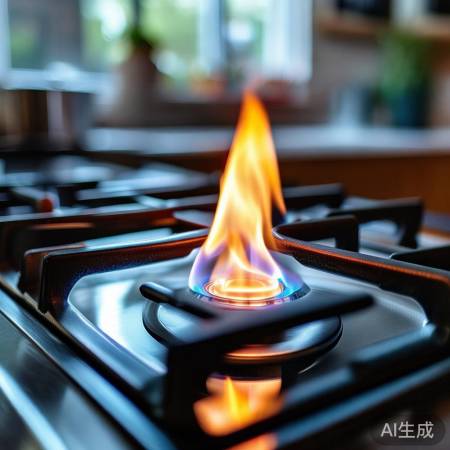 燃气灶单孔设计，保障安全无忧