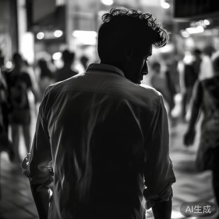 心绪复杂，他选择离开