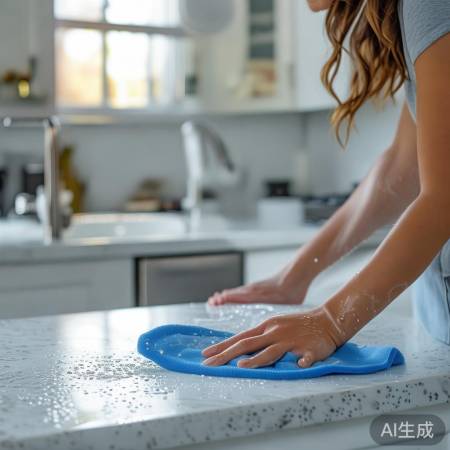 清洁后消毒液冲洗，残留勿留。