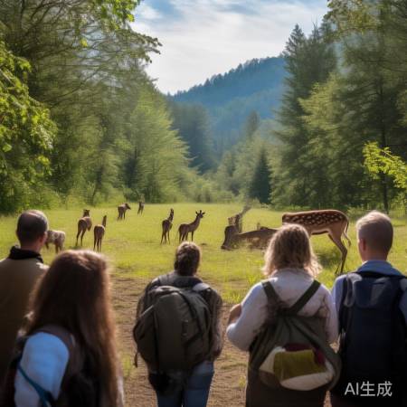 游客赏景勿忘保护生态