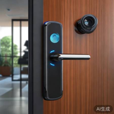 智能锁：指纹解锁，防撬报警，安