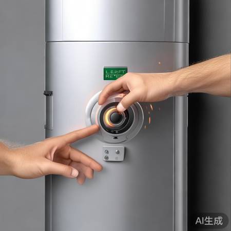 长按重置热水器,恢复出厂设置。