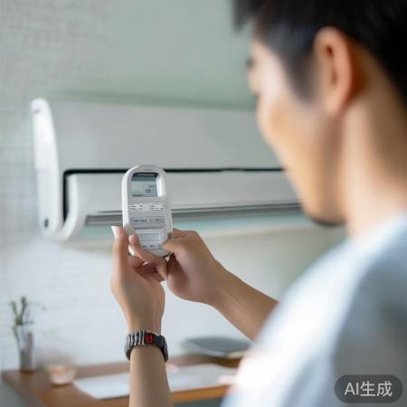 大金空调操作：面板开关按钮，简