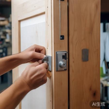 确保连接牢固，加固门板