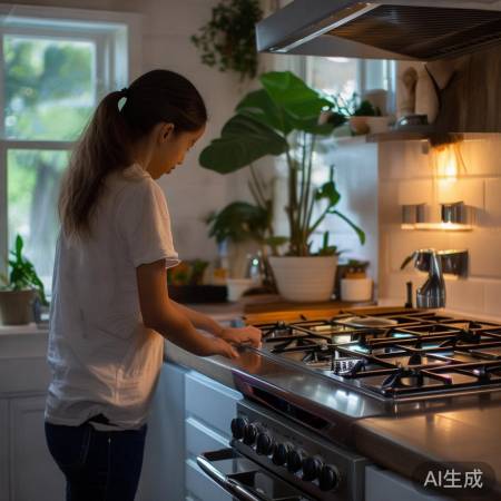 “燃气安全,牢记关阀报修”