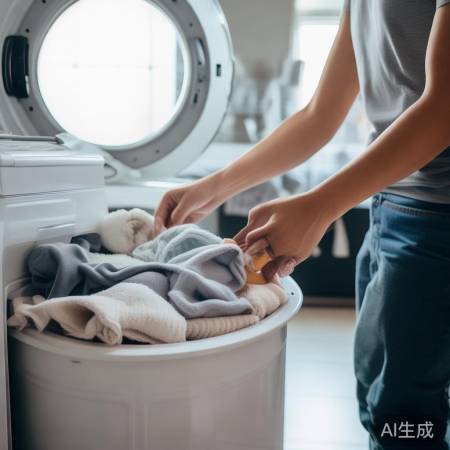 洗衣机平衡小技巧，减少噪音。