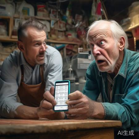 老人误转2万，老板慌忙报警