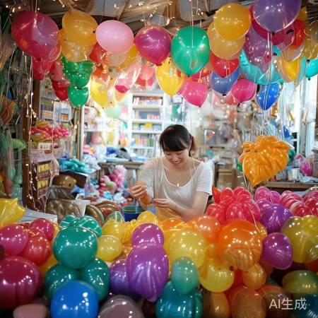 气球装饰成潮流