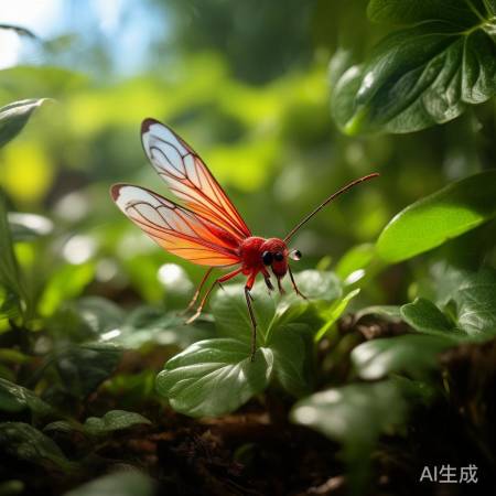 “神农架新种红翅昆虫”