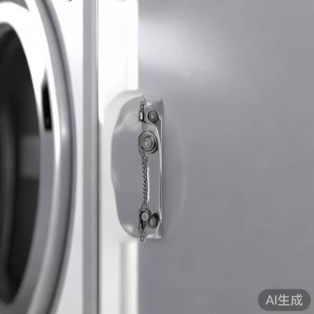 松下洗衣机门把扣，开锁关键小巧