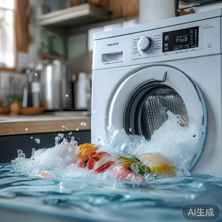 选洗海鲜或强力洗，40度水洗小