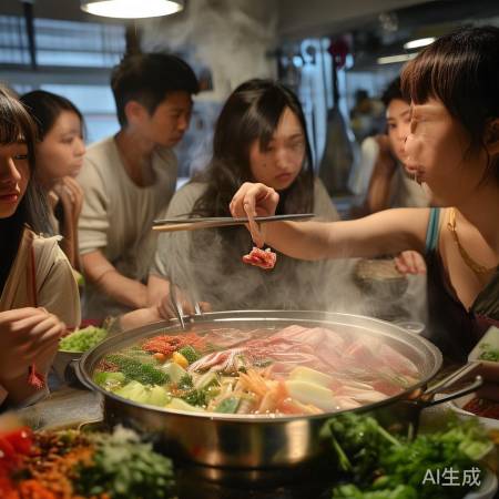 火锅适量，吃慢不烫伤