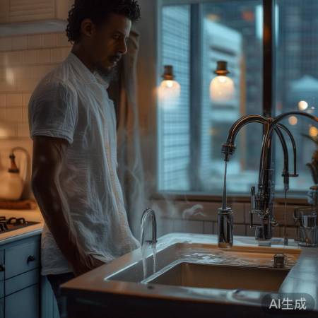 水压低致水温不足，安装增压泵可