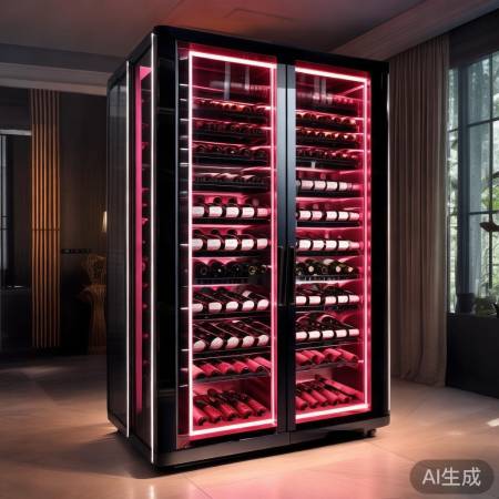 红酒柜LED照明，品酒氛围佳