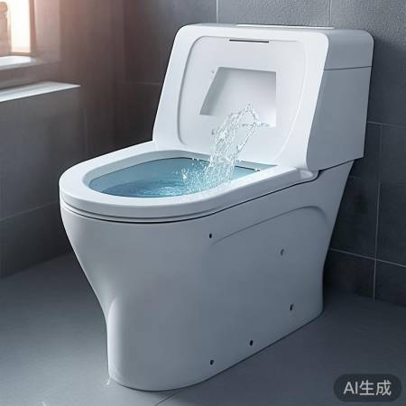 智能马桶自动冲洗，节水高效