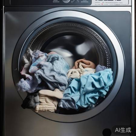 洗衣机报警解法：衣物均匀放置