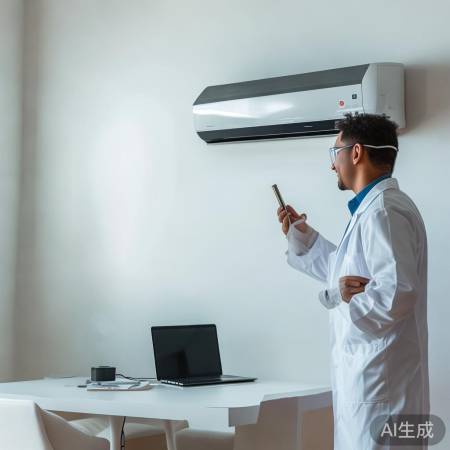 “安装空调后，检验制冷效果”