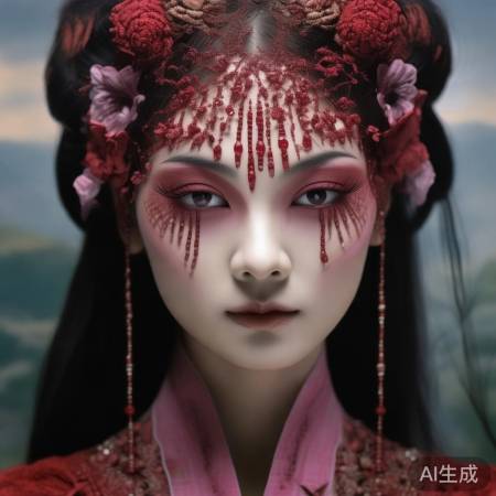红山女神妆容神秘