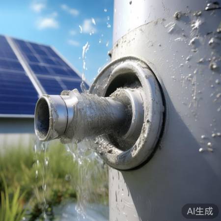 太阳能热水器孔堵,水垢污垢藻类