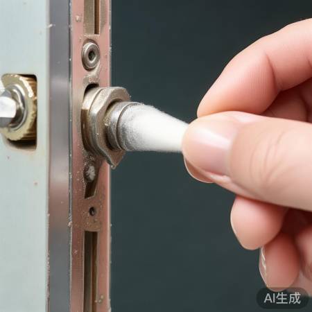 清洁锁体接触面，检查锁舌回弹