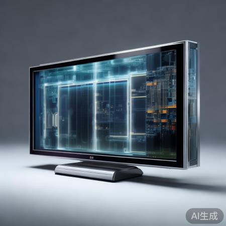 液晶电视：屏幕高级，构造独特