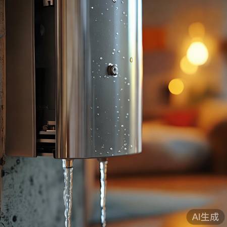 壁挂炉加水后,检查无漏,安全放