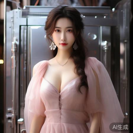 刘诗诗粉色长裙,保险柜守护幸福