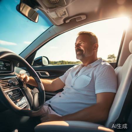 夏天开车，空调适温25-28度