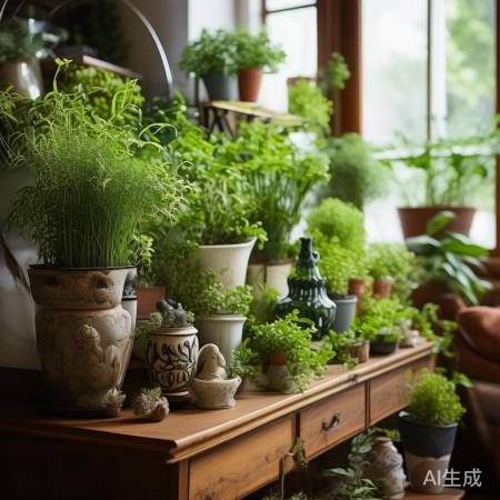装饰绿植美化遮挡管道