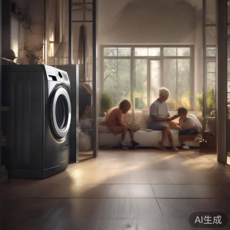 洗衣机静音技术，守护家人安宁。