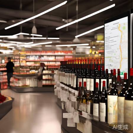 红酒柜台搜索，地图定位便捷联系