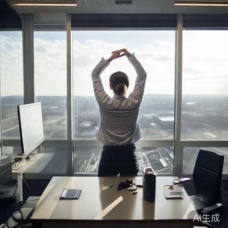 “每小时起身活动，放松身心。”