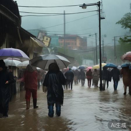 暴雨应对：减少外出，防雷电