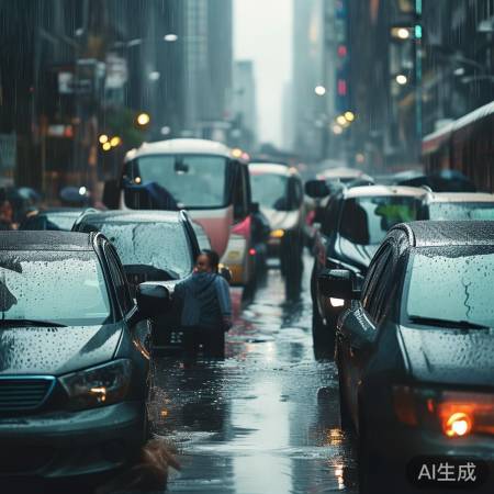 天气影响出行，但需自我保护。