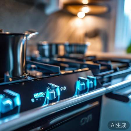燃气灶多重安全，自动熄火防干烧