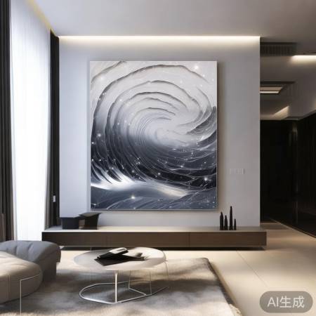 璀璨星河金属画，家居品味新焦点