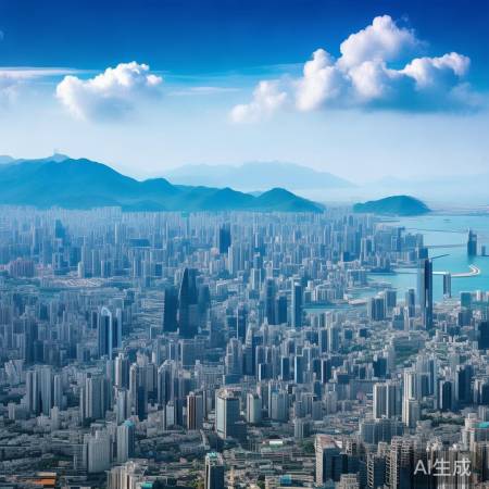 深圳全景，时空穿越之美