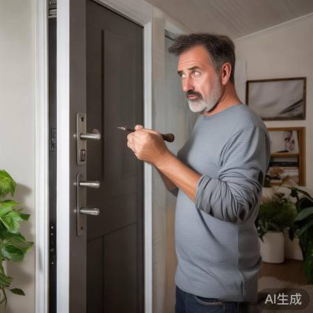 “防盗门关不上？实用解决法！”