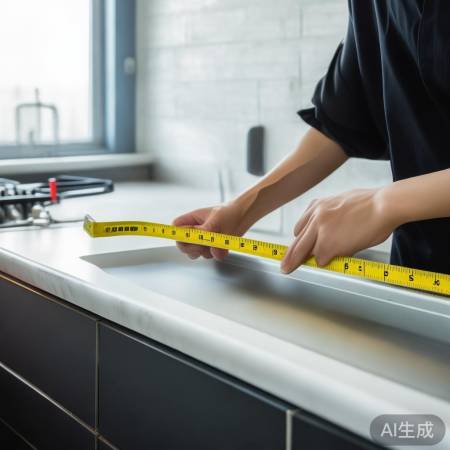 精确量尺寸，确保消毒柜嵌入