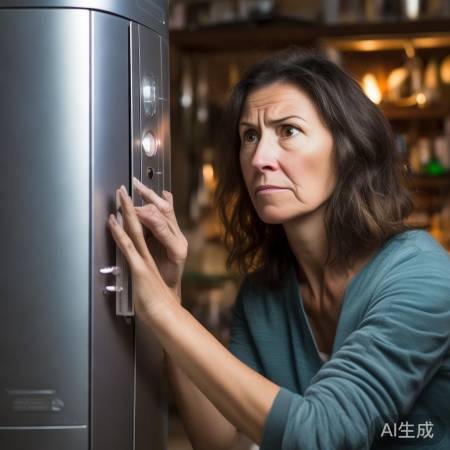 热水器按钮设计不够人性化，易误