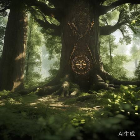 橡树下神秘符号，解锁森林秘境