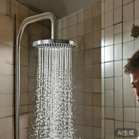 节水洗澡，习惯先行。