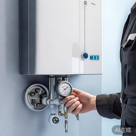 壁挂炉水压测量方法